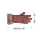Sherpa-Lined Women's Winter Touchscreen Thicken Warm Gloves