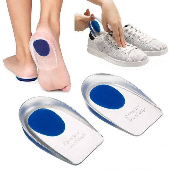 Silicone Gel Heel Protector Pad Insole Cups