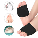 1 Pair High Heels Forefoot Pad Silicone Toe Sleeves Insoles