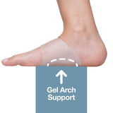 Silicone Gel Sleeves Pad Flat Feet Foot Arch Support