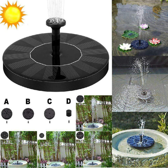 Solar Power Garden Fountain