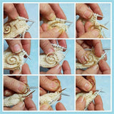 Household Circle Spiral Pin Cable Knitting Needle Handmade Tool