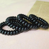 20pcs Spiral Hair Ties Candy Color 5cm Phone Cord Hair Bands