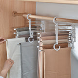 Stainless Steel Pants Hangers Clothes Closet Storage Organizer