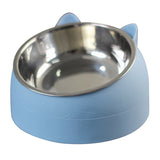 Stainless Steel Cat Dish Pet Supplies Dog Bowls Pet Supplies Slanted Food Bowl