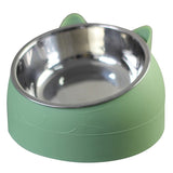 Stainless Steel Cat Dish Pet Supplies Dog Bowls Pet Supplies Slanted Food Bowl