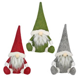 3pcs Stuffed Toy Christmas Santa Doll Gnome Home Ornaments