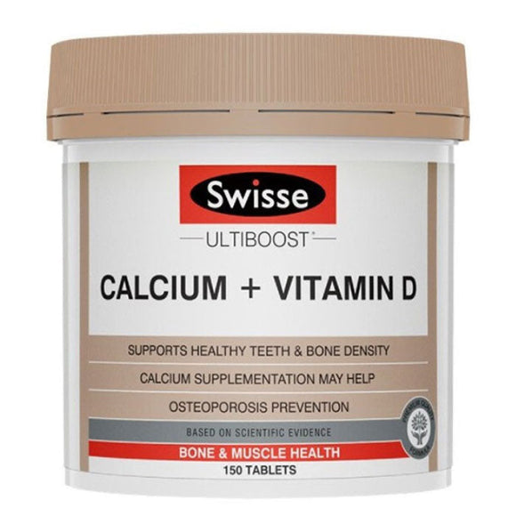 Swisse Calcium + Vitamin D 150 Tablets
