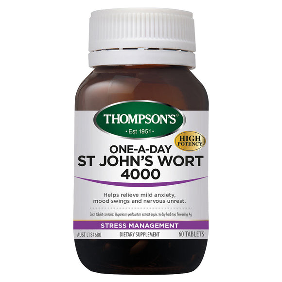 Thompson's One-a-day St John's Wort 4000 60 Tablets