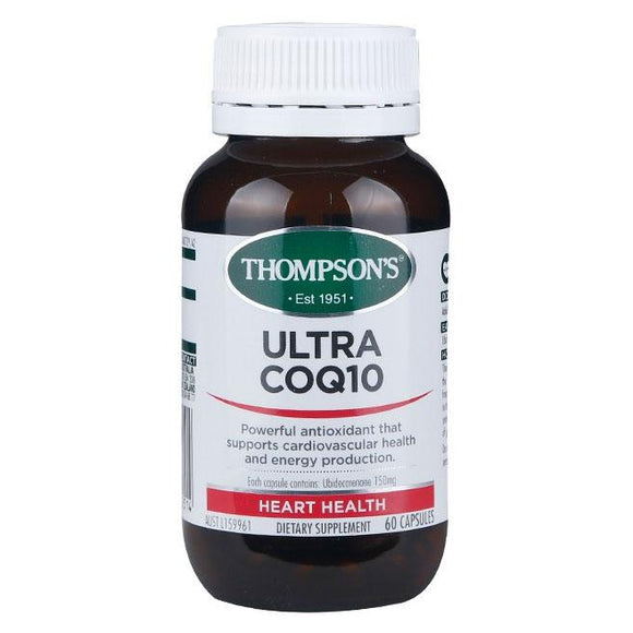 Thompson's Ultra Co-Enzyme Q10 150mg Heart Health - 60 Capsules