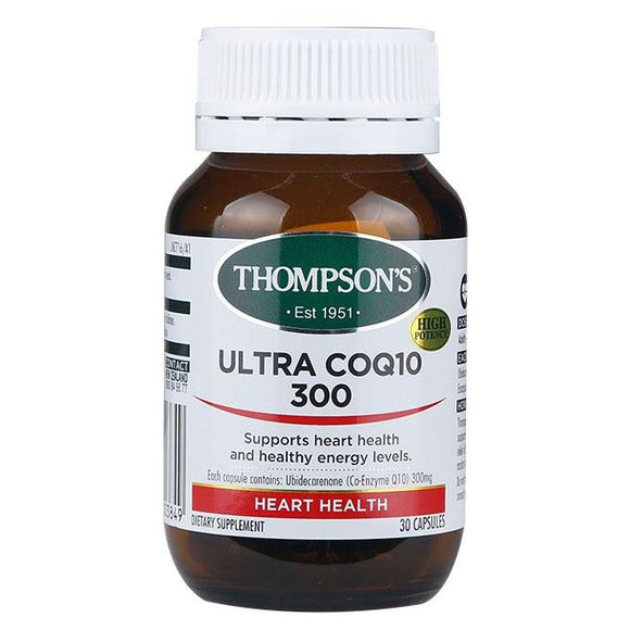 Thompson's Ultra CoQ10 300mg Heart Health  - 30 Capsules