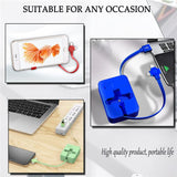 3 in 1 Retractable Cable Roll Fast Charging Cable
