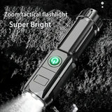 LED Torch Light Telescopic Zoomable Waterproof Torch Light Lamp Outdoor Lighting