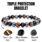 Triple Action Tiger's Eye Bracelet