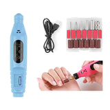 USB Electric Nail Drill Manicure Pen Sander Polisher Machine Set
