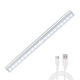 USB Rechargeable Wireless 20-LED Motion Sensor Under Cabinet Night Lights