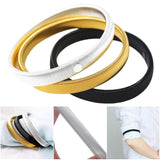 Anti-Slip Shirt Sleeve Holders Garters Stretch Metal Armbands