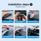 Universal Phone Mount Hands-Free Car Phone Holder Mount