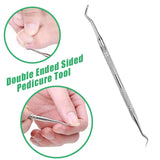 Useful Ingrown Toe Nail Hook Double-Head Paronychia Pedicure Clean Tool