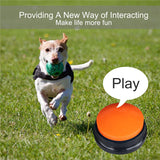 2pcs Dog Buttons for Communication Voice Recordable Training Talking