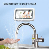 Waterproof Mobile Shower Phone Holder Wall Mounted Storage Box