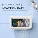 Waterproof Mobile Shower Phone Holder Wall Mounted Storage Box