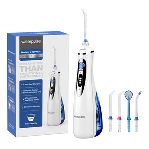 Waterpulse V400 Plus Portable Dental Water Jet Flosser Oral Irrigator Teeth Cleaner