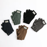 Winter Mens Warm Touch Screen Gloves Plush Thick Lined Thermal Knitted Gloves