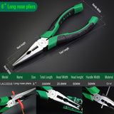 Wire Cutter Pliers CR-V Pliers Kit Long Nose Nippers Diagonal Pliers Cable