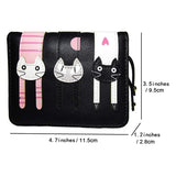Women Cute Cat Wallet Coin Purse Bifold Wallet Clutch Bag