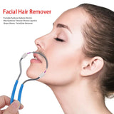 2 Pcs Facial Hair Remover Manual Epilator Spring with Handle Hair Epilator Tool