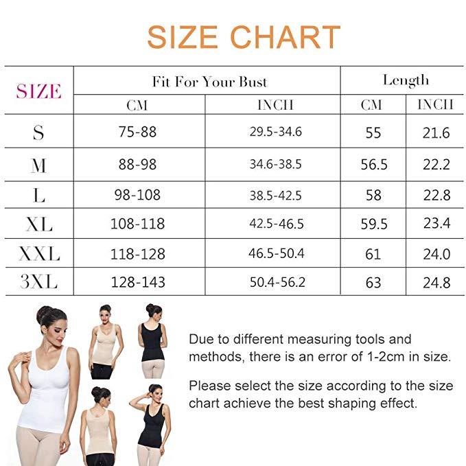 3 Packs Women Cami Shaper Tank Top with Built in Bra Removable – aBetterMe  NZ