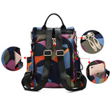 Women Fashion Anti-theft Waterproof Oxford Multifuction Backpack