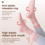 Yoga Socks with Grips for Women Non Slip Pilates Workout Ballet