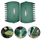 2pcs Plastic Grass Hand Leaf Rakes Garden And Yard Leaf Scoops