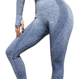 Yoga Gym Suit Seamless Leggings Crop Top 2-Piece Workout Set
