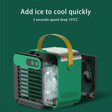 Portable USB Air Conditioner Cooler Fan Humidifier