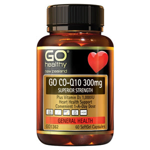 GO Healthy Go CoQ10 300mg - Superior Strength 60 Sofgels