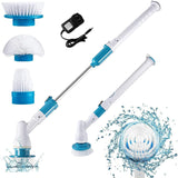 Electric Cleaning Scrubber With Extension Handle