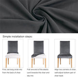 Stretch Armless Chair Slipcovers Decorative Seat Protector
