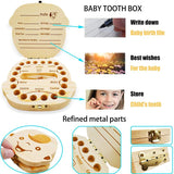 Baby Milk Teeth Storage Box Organizer