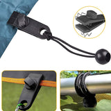 Tent Clip Lock Grip Awning Clamp Pegs Canopies Camping Travel Tarps Clip Hook