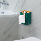 Creative Adhesive Bathroom Wall Mounted Tissue Dispenser Holder Box