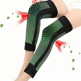 Extended Self-Heating Wormwood Knee Brace Sleeve Tourmaline Knee Support